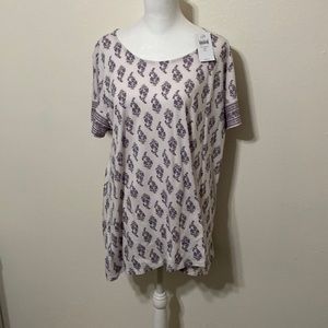 Jjill short sleeve tee size LP NWT
